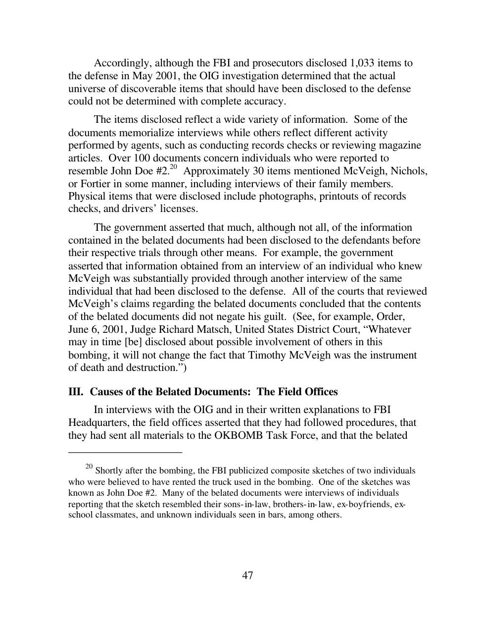 OIG uncertain missing universe, printed47